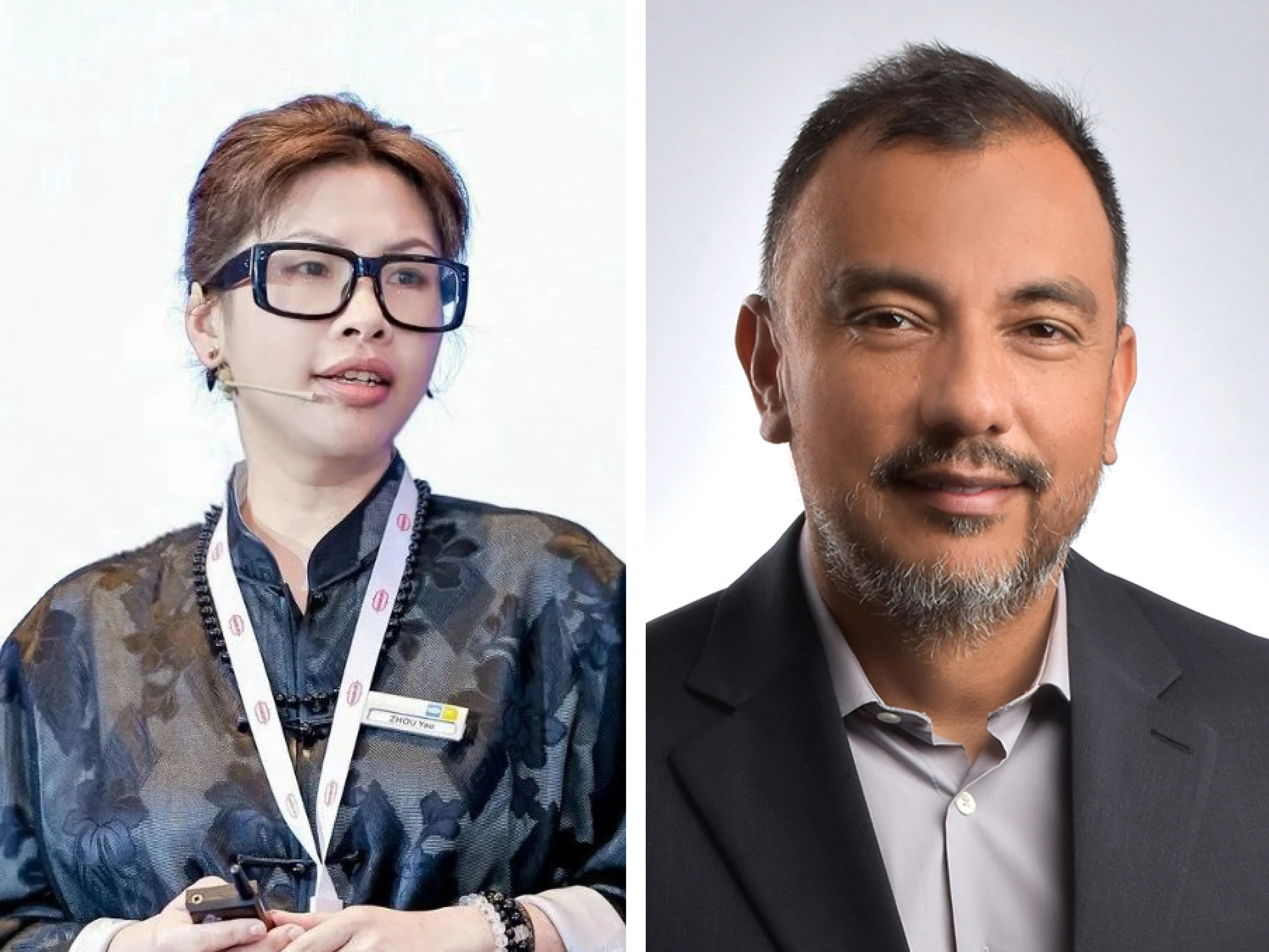 Neue Hima Regionalleiter für Asien: Yao Zhou, General Managerin Region China, und Luis Hernando Torres, General Manager Region North and Southeast Asia
