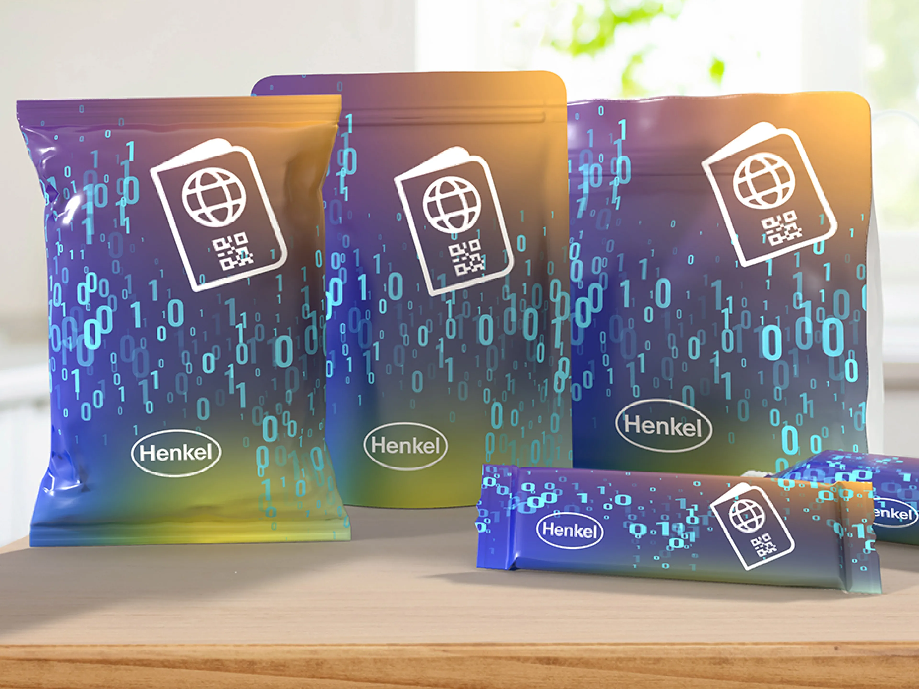 Im Rahmen eines Gemeinschaftsprojekts entschied sich Henkel, den Digital Product Pass aktiv zu testen und umzusetzen – mit einem Pilotprojekt, bei dem der lösungsmittelfreie Klebstoff Loctite Liofol zur zuverlässigen Kaschierung von Standbodenbeuteln eingesetzt wurde