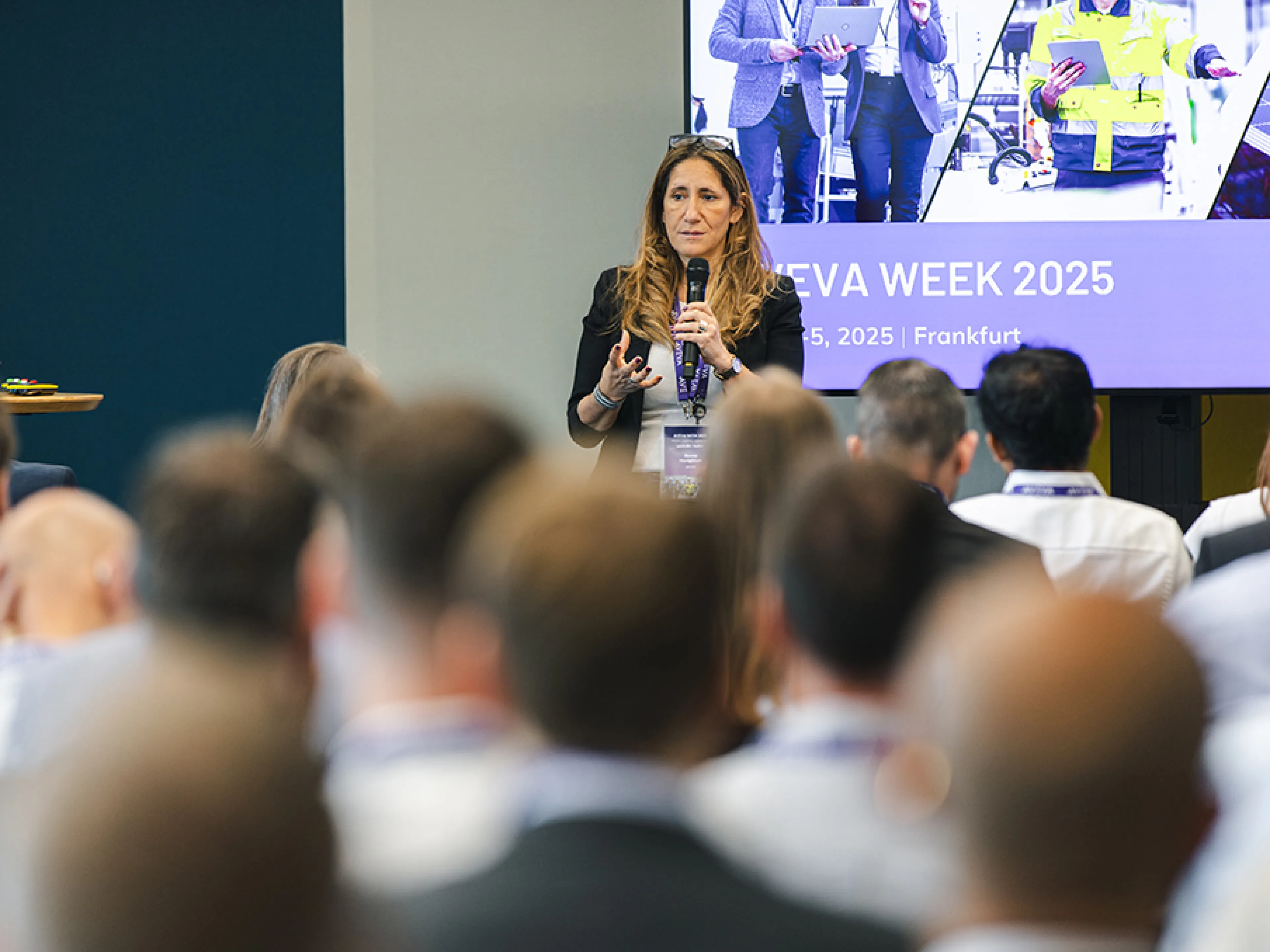 Ileana Honigblum, Vice President, Market Leader DACH & Eastern Europe, auf der Aveva Week 2025