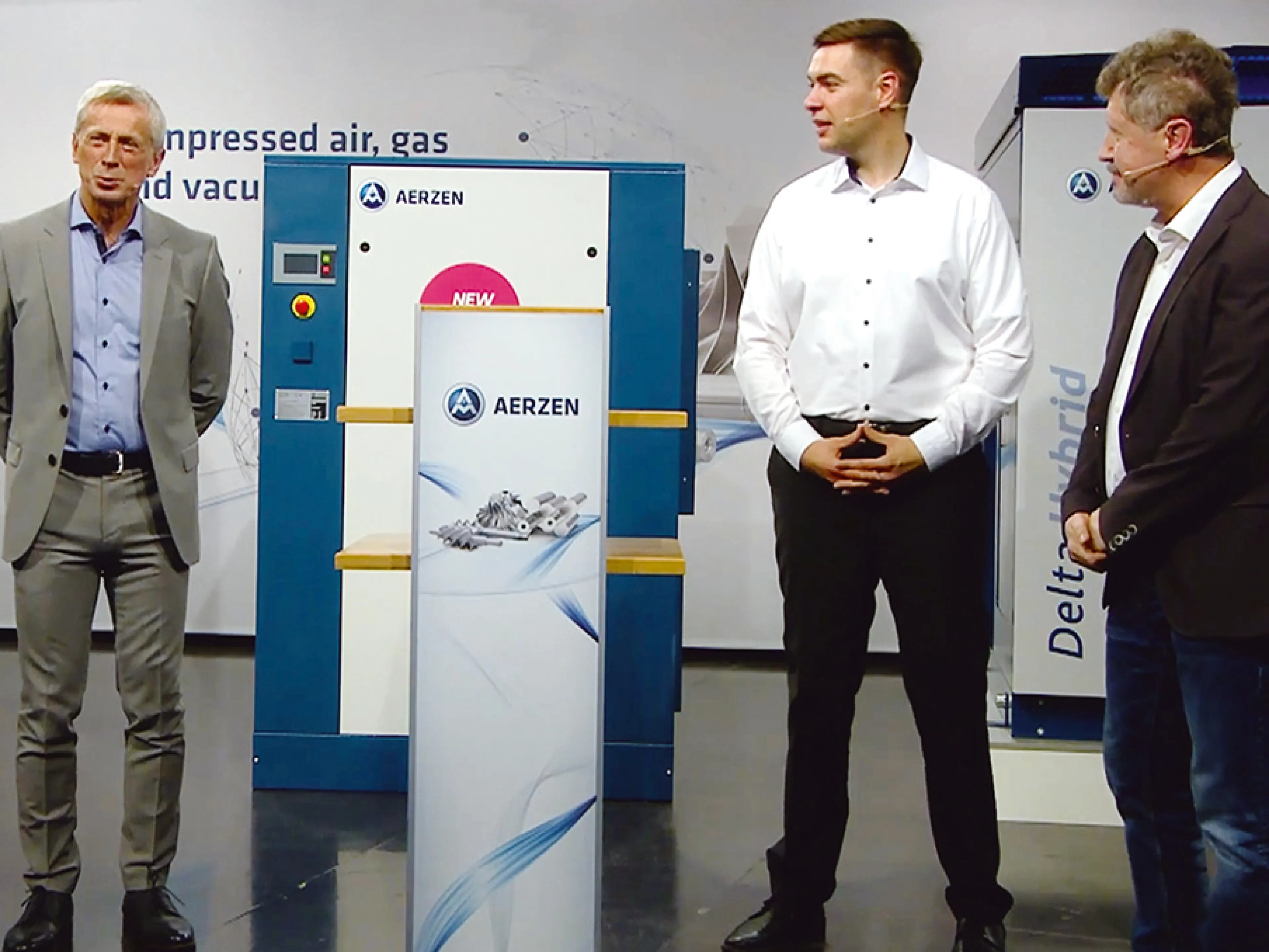 Mit der Integration von ACI deckt Aerzen Druckluftanwendungen von 2,5 bis 40 bar ab