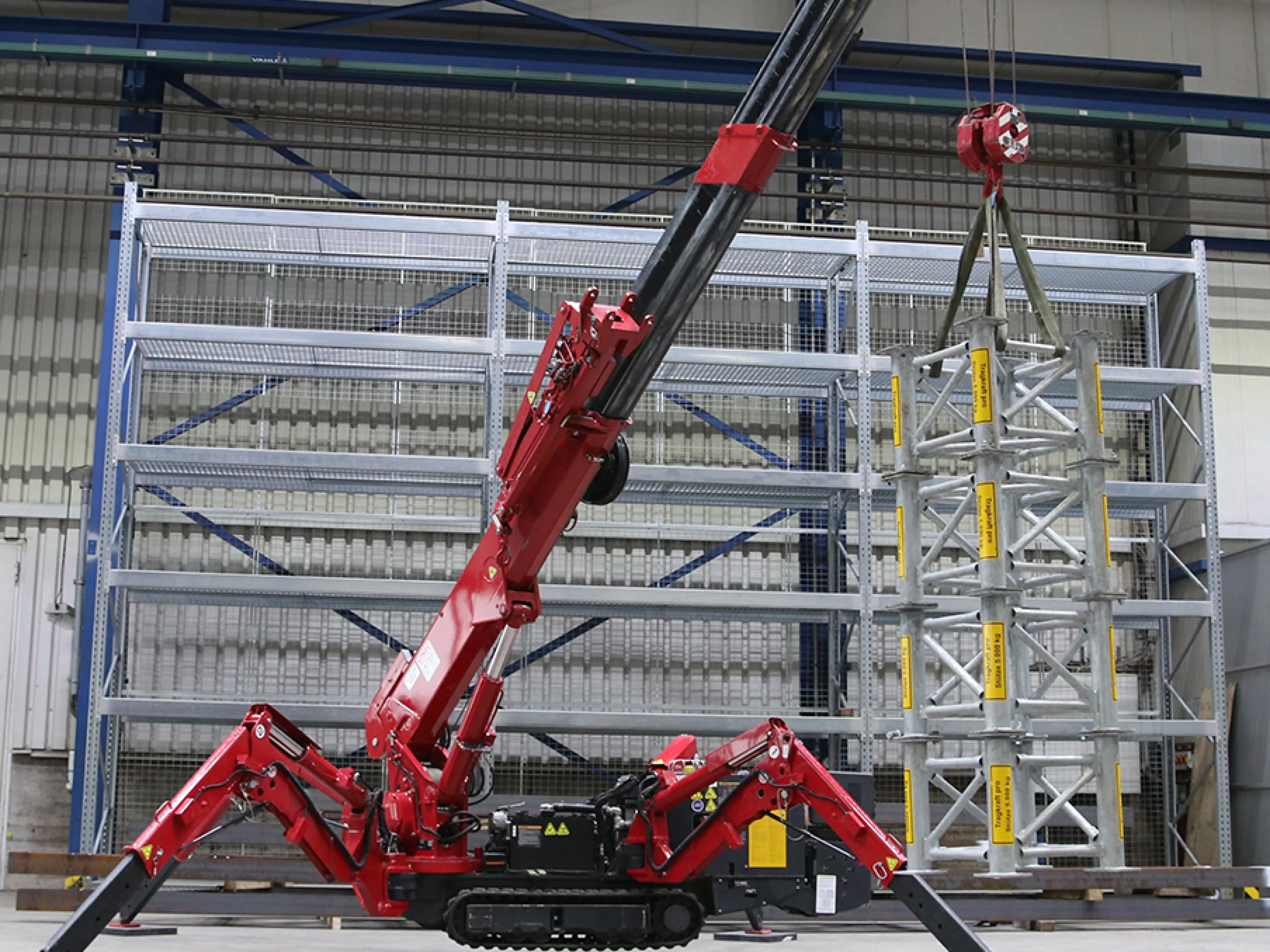 Schwermontage im Industriepark Wiesbaden