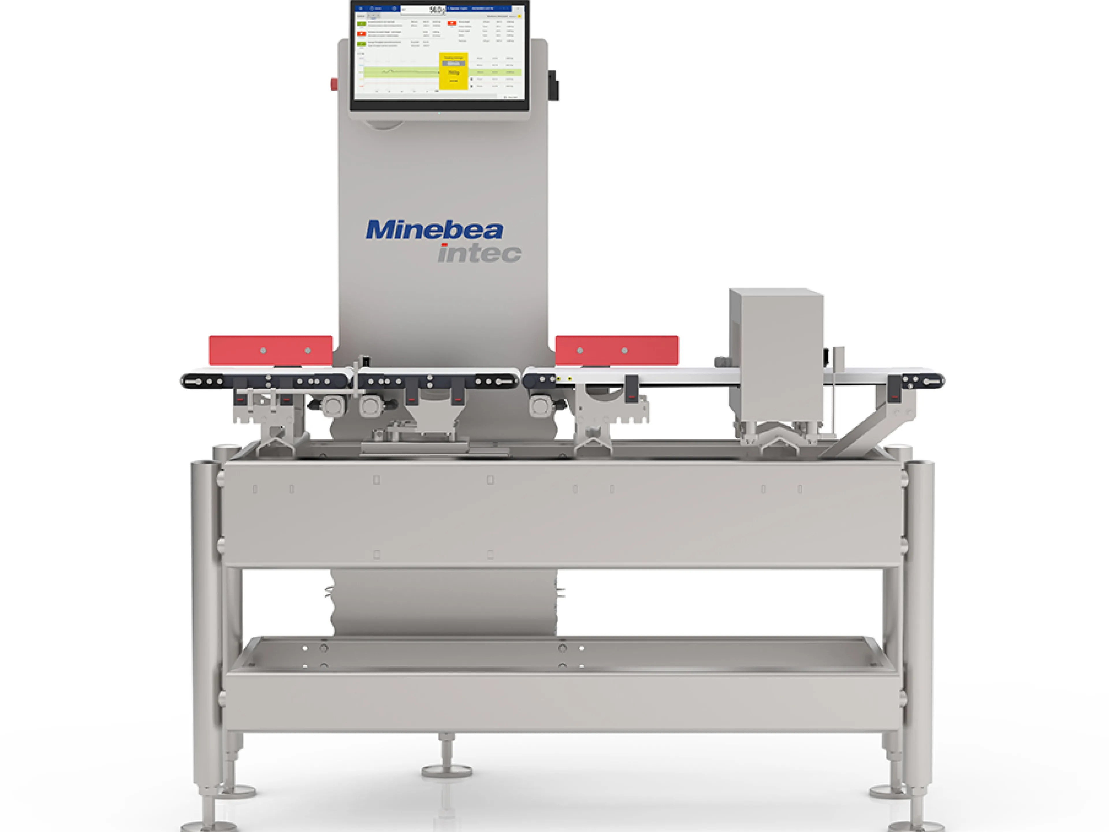Wägetechnik- und Inspektionslösungen: Kontrollwaage Flexus mit Blue HMI