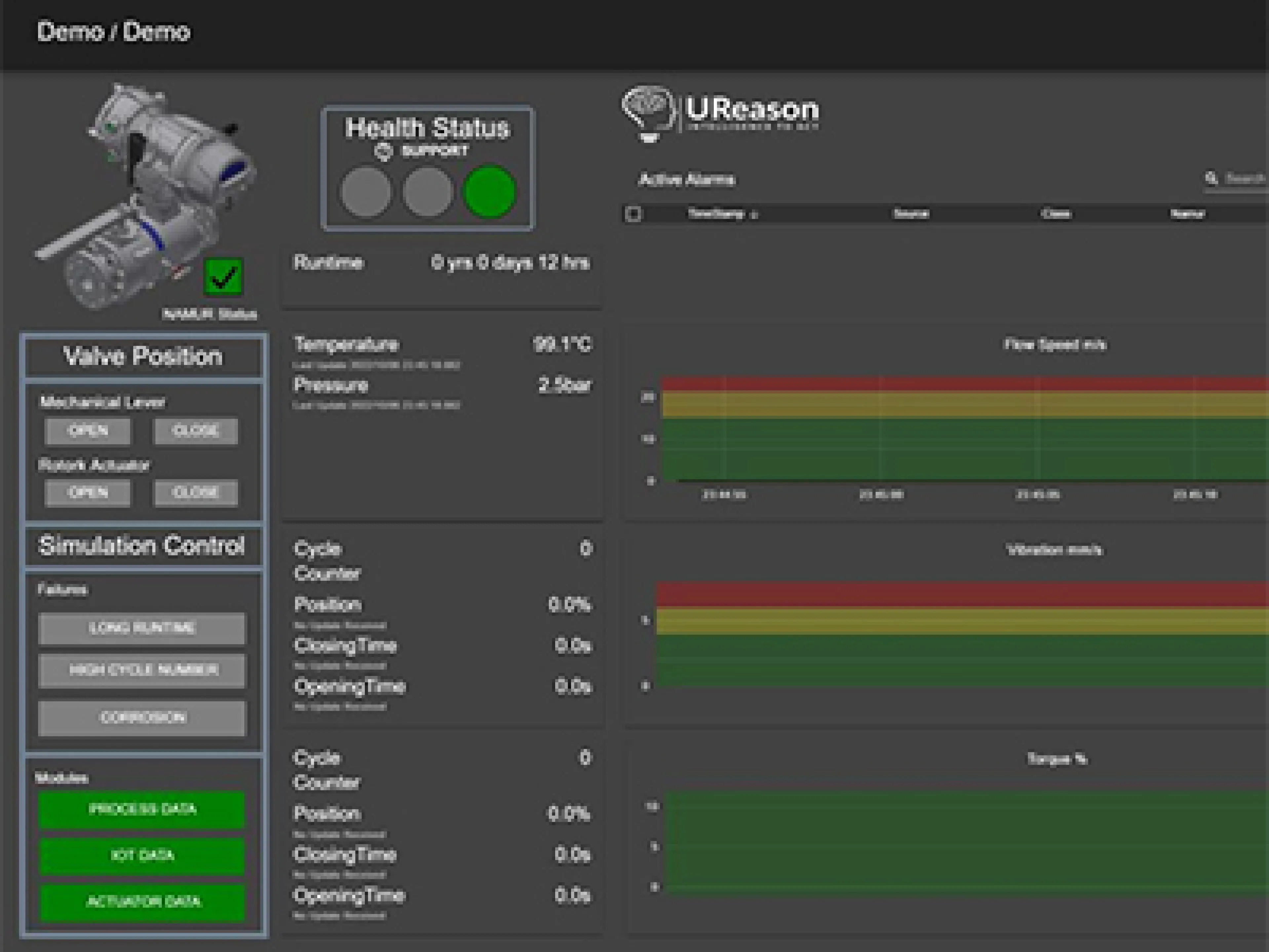 Mit dem Digital Valve Kit kann der Anwender seine Ventile über eine Software permanent überprüfen