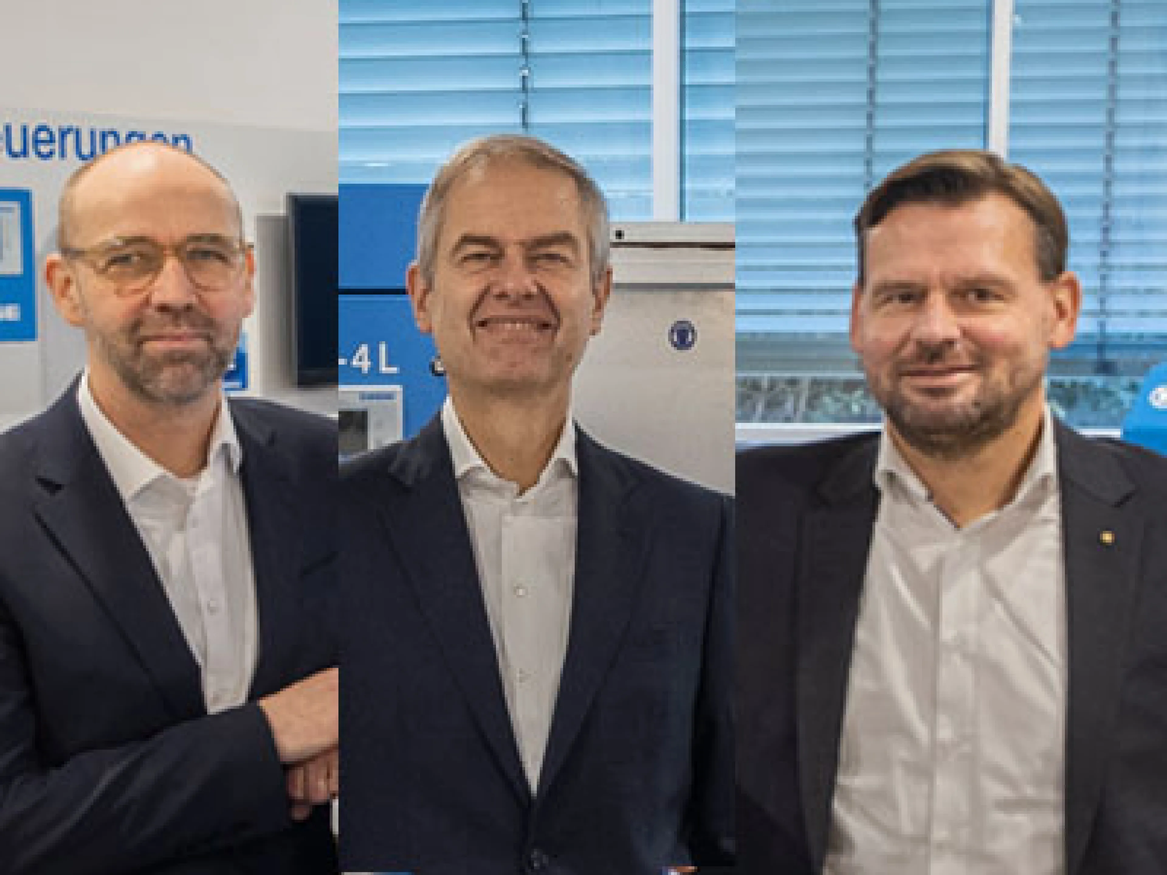 Die vorherige und die neue Boge Geschäftsführung