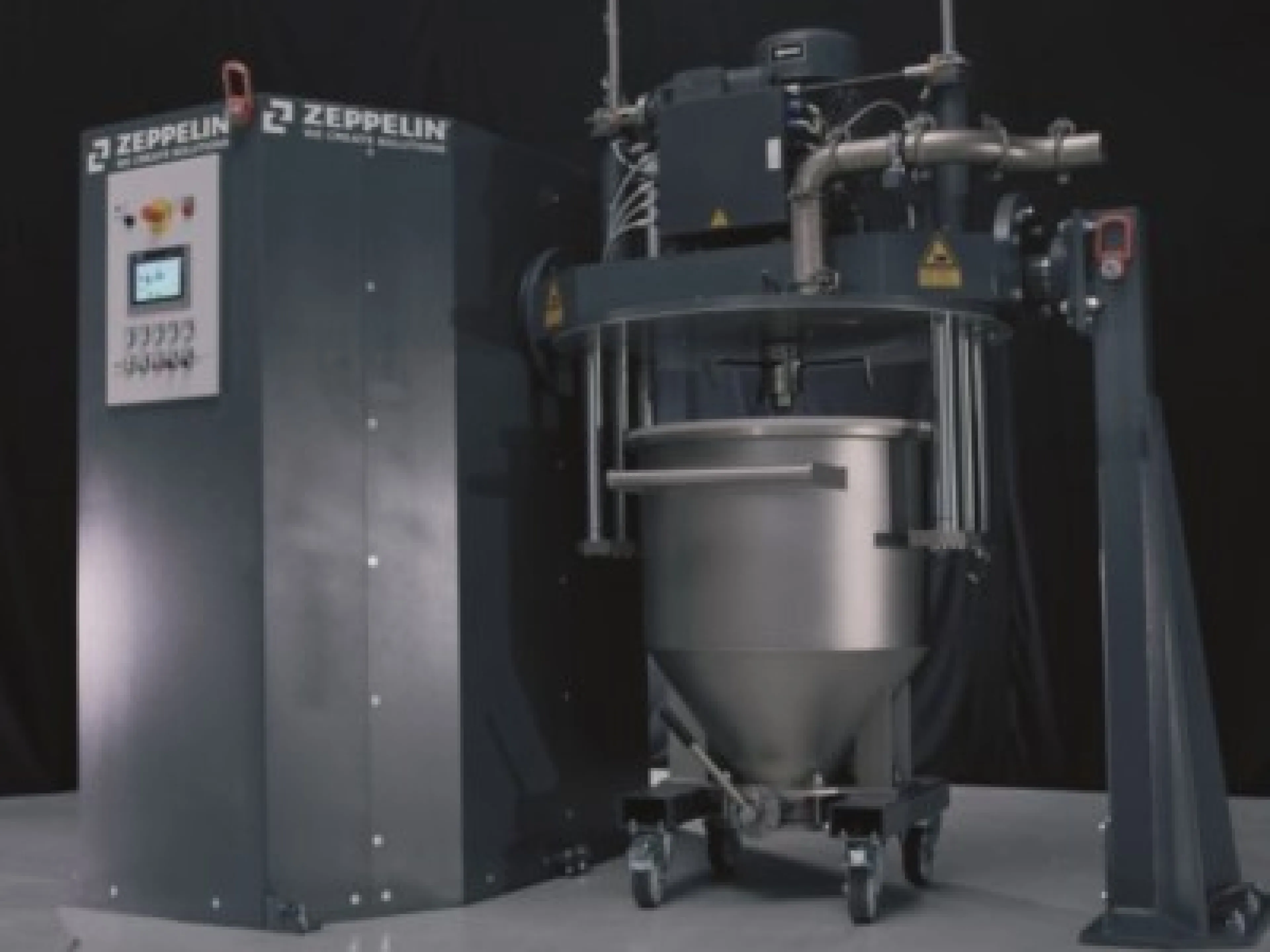 CMQ Container Mixer: Das Mischen mit dem Containermischer CMQ erfolgt in fast allen Anwendungen ohne Inertisierung