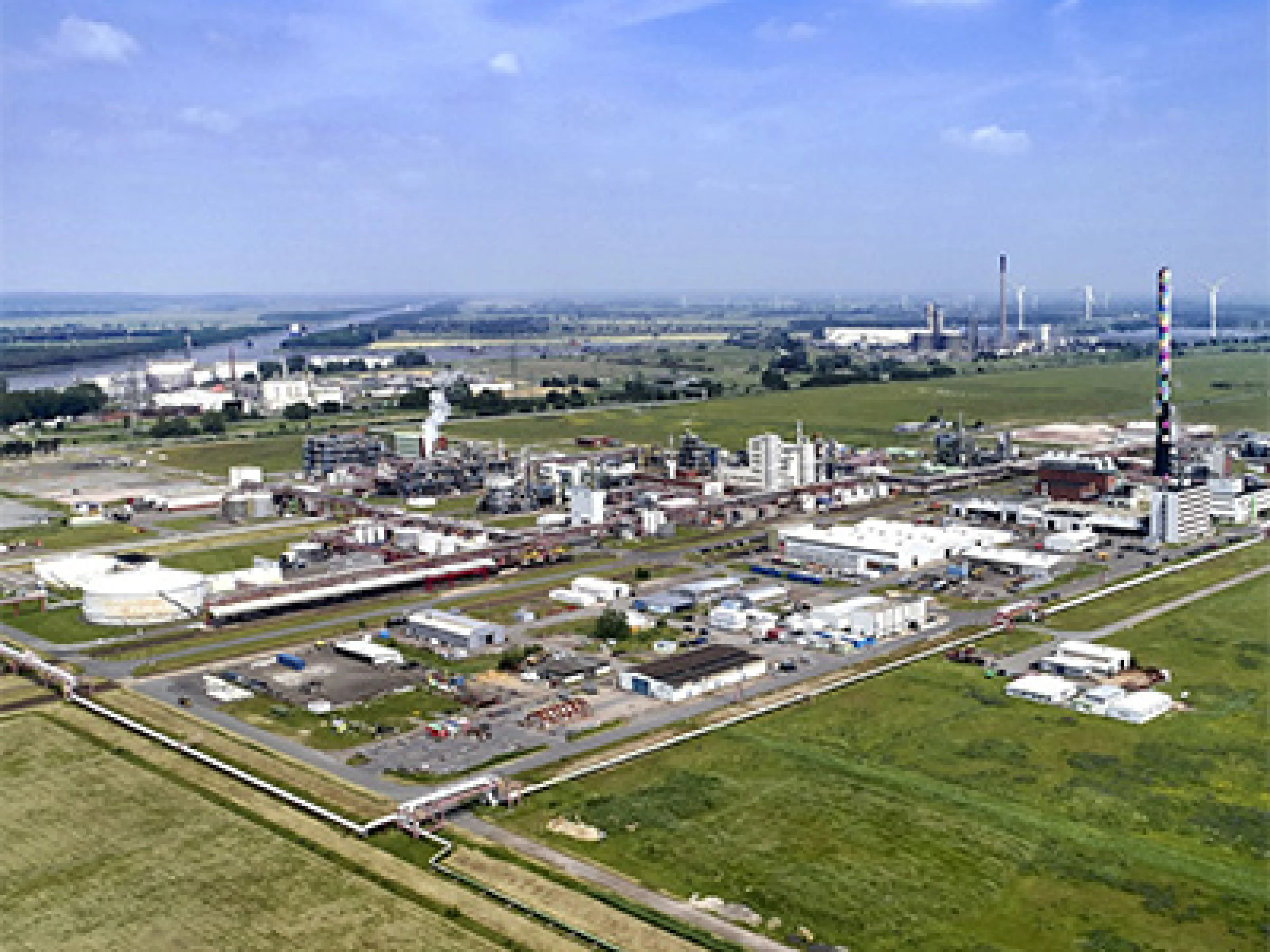 Der Standort von Covestro in Brunsbüttel
