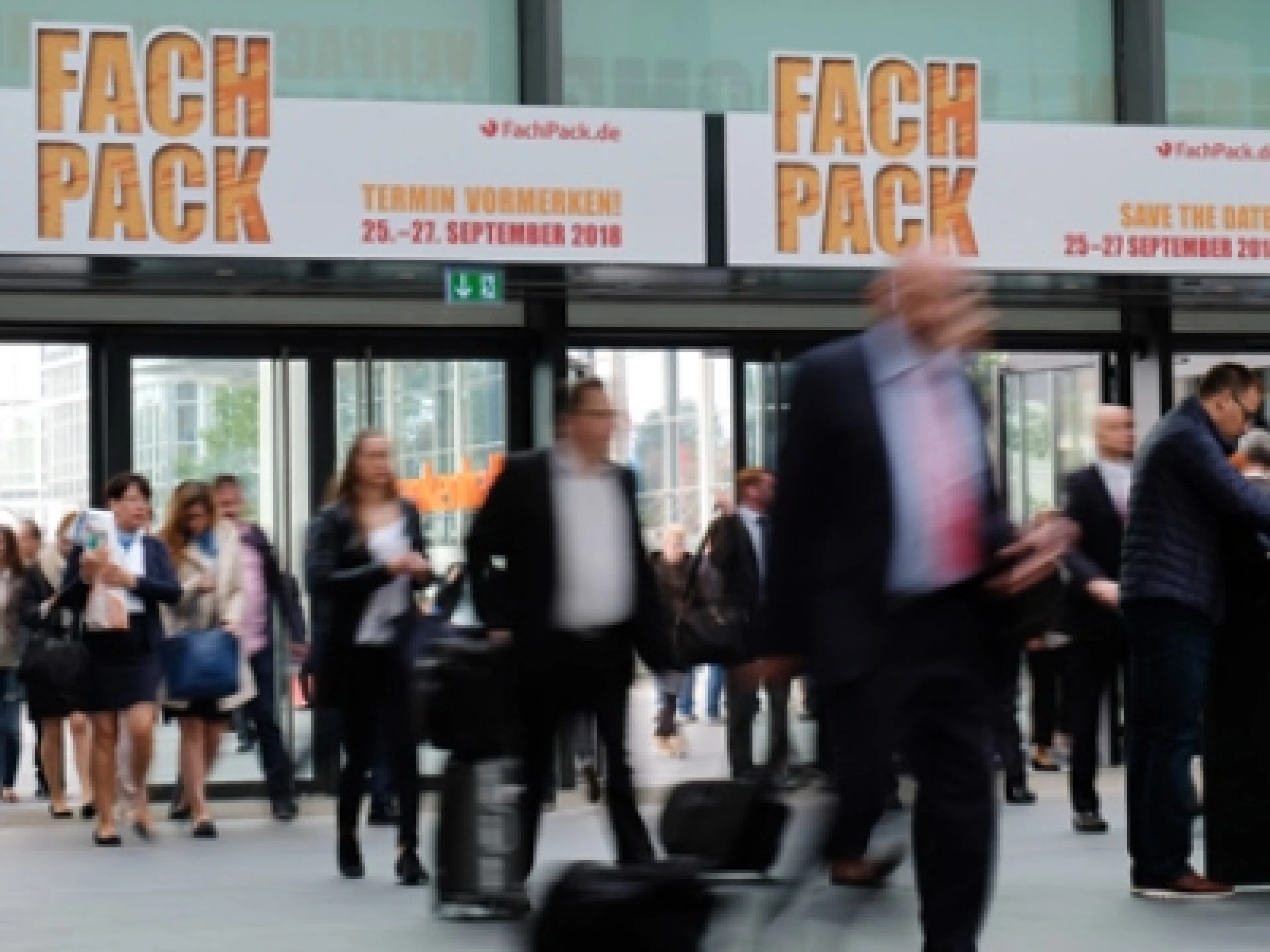 Die europäische Verpackungsbranche trifft sich 25. bis 27. September 2018 wieder auf der Fachpack in Nürnberg