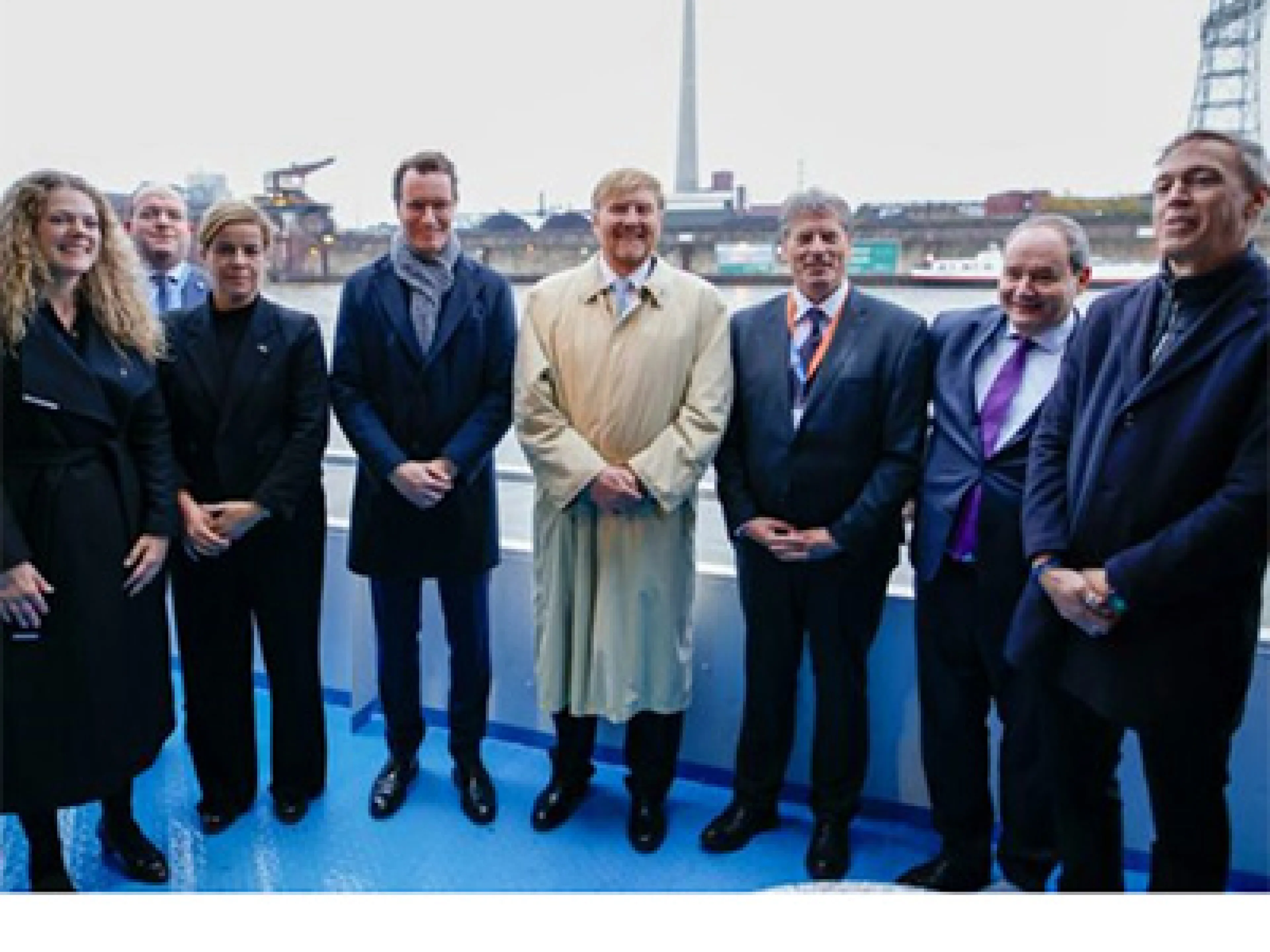 COO Hans-Peter Hauck trifft Majestät König Willem-Alexander der Niederlande und NRW Ministerpräsident Hendrik Wüst im Rahmen eines internationalen Pilotprojektes zum Ausbau von Wasserstoffkorridoren in Europa und dem Einsatz von grünem Ammoniak bei Röhm