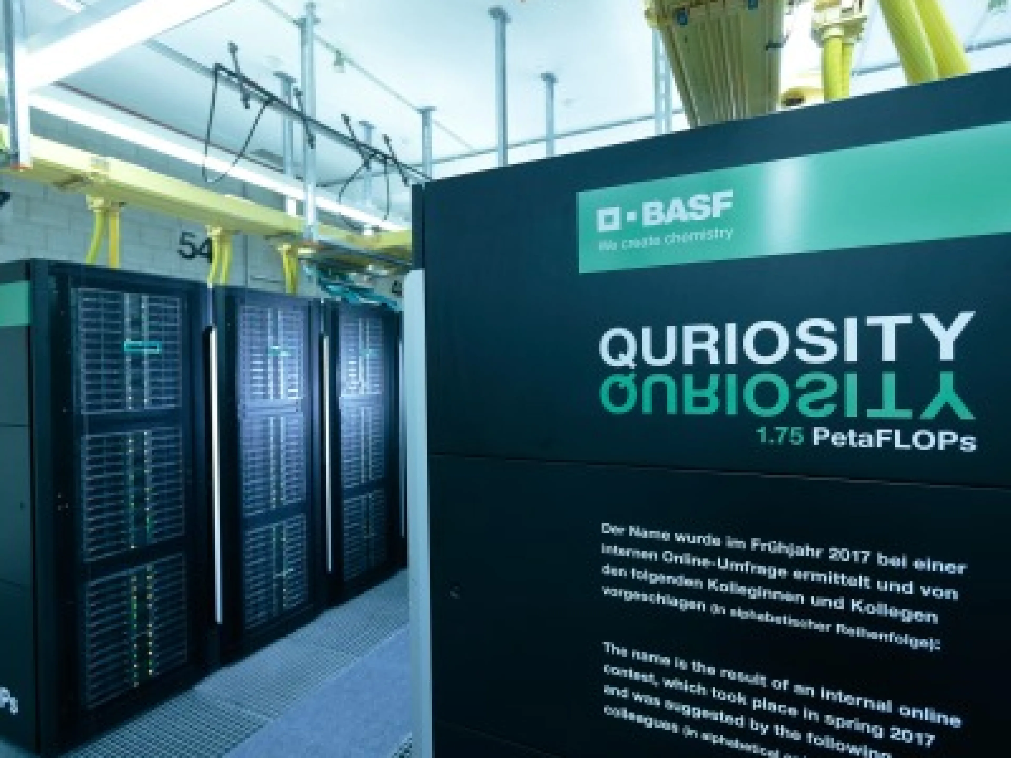 Der BASF Supercomputer hat seinen Betrieb aufgenommen