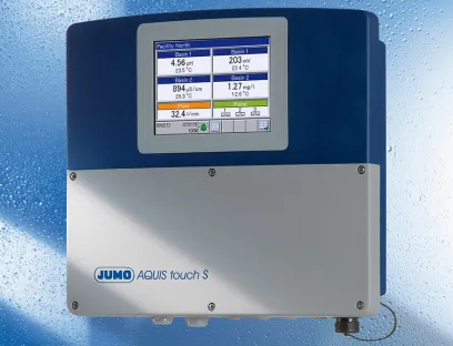 Das Mehrkanalmessgerät für die Flüssigkeitsanalyse JUMO Aquis touch S, Bilder: Jumo Das Mehrkanalmessgerät für die Flüssigkeitsanalyse JUMO Aquis touch S