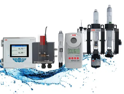 Die Geräte der Analysator-Familie bieten durch präzise und stabile Messungen eine effektive Chlorregelung, Bild: ABB Die Sensoren der ABB-Analysator-Familie bieten durch präzise und stabile Messungen eine effektive Chlorregelung