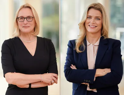 Evonik beruft Claudine Mollenkopf (li.) und Lauren Kjeldsen (re.) in den Vorstand und überträgt ihnen die Leitung der beiden neuen Geschäftssegmente, Bild: Evonik Evonik beruft Claudine Mollenkopf (li.) und Lauren Kjeldsen (re.) in den Vorstand und überträgt ihnen die Leitung der beiden neuen Geschäftssegmente