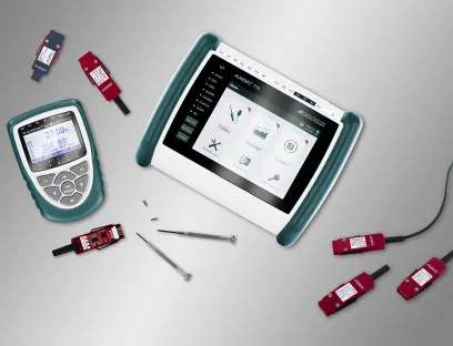 Touchscreen Datenlogger mit Steckersystem