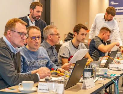 Das neu erworbene Wissen direkt in die Praxis umsetzen: Das ist in den Workshops auf dem Automatisierungstreff möglich, Bild: Strobl Das neu erworbene Wissen direkt in die Praxis umsetzen: Das ist in den Workshops auf dem Automatisierungstreff möglich.