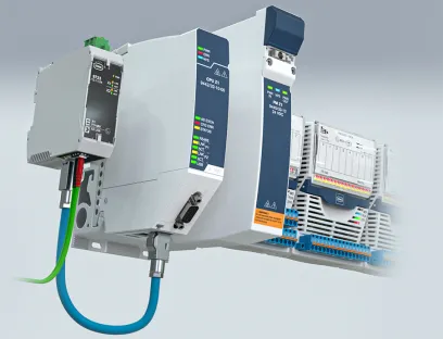 Remote I/O-System für Zone 1 mit Ex i-Ethernet und Lichtwellenleiter, Bild: R. Stahl Remote I/O-System von R. Stahl für Zone 1 mit Ex i-Ethernet und Lichtwellenleiter