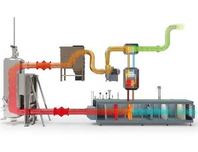 Das Wärmerückgewinnungssystem HRS von Romaco Innojet kann leicht in alle Wirbelschichtprozessoren der Ventilus-Produktfamilie und der IGL-Serie integriert werden, Bild: Romaco Das Wärmerückgewinnungssystem HRS von Romaco Innojet kann leicht in alle Wirbelschichtprozessoren der Ventilus-Produktfamilie und der IGL-Serie integriert werden.