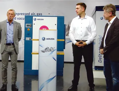 Mit der Integration von ACI deckt Aerzen Druckluftanwendungen von 2,5 bis 40 bar ab