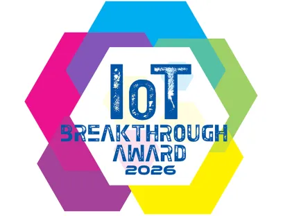 Emerson für Innovationskraft und Technologieführerschaft als „Unternehmen des Jahres 2026 im Bereich industrielles IoT“ gewürdigt.