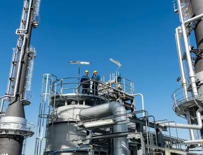 BASF Acetylen-Anlage am Standort Ludwigshafen