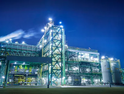 Im Rahmen der Absichtserklärung wollen Covestro und Fertiglobe kurzfristige Lieferungen von kohlenstoffarmem oder grünem Ammoniak an Covestro-Standorte in China (wie hier in Shanghai) und den Vereinigten Staaten prüfen