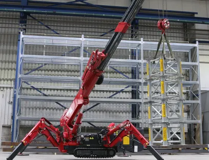 Schwermontage im Industriepark Wiesbaden