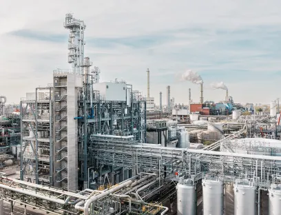 Neue Menthol‑Anlage von BASF in Ludwigshafen