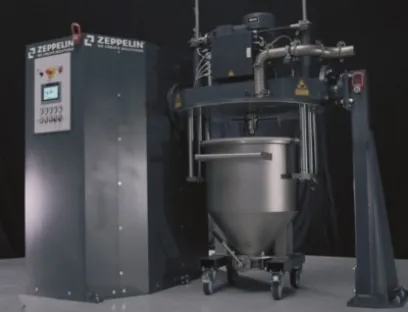 CMQ Container Mixer: Das Mischen mit dem Containermischer CMQ erfolgt in fast allen Anwendungen ohne Inertisierung