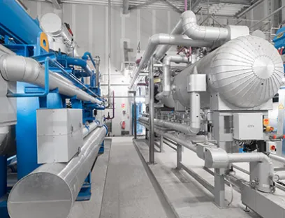 Beispiel einer CO2-Rückgewinnungsanlage von Messer, Bild: Messer Beispiel einer CO2-Rückgewinnungsanlage von Messer