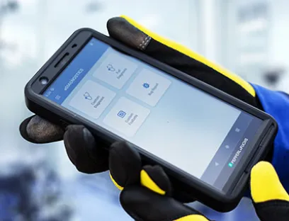 Sechs-Zoll-Smartphone „Smart-Ex 03“ mit neuartigem Device Health Monitoring, Bild: Pepperl+Fuchs