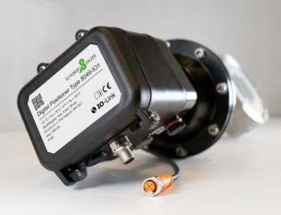 Schubert & Salzer Control Systems stellt auf der Achema 2022 IO-Link- Stellungsregler für seine pneumatischen Regelventile vor