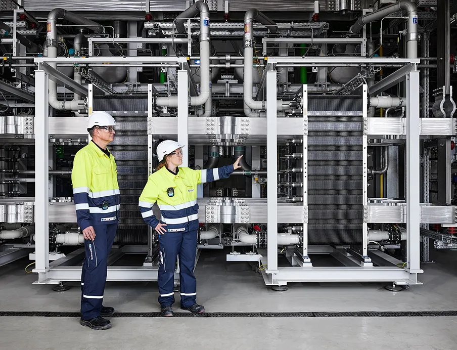 20-Megawatt-PEM-Elektrolyseur in Oberhausen, Bild: Air Liquide 20-Megawatt-PEM-Elektrolyseur von Air Liquide in Oberhausen