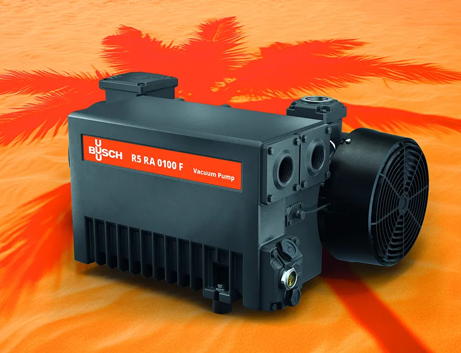 Busch Vacuum Solutions erklärt, wie sich trotz Hitze ein zuverlässiger Betrieb von Vakuumpumpen realisieren lässt, Bild: Busch Group Busch Vacuum Solutions erklärt, wie sich trotz Hitze ein zuverlässiger Betrieb von Vakuumpumpen realisieren lässt