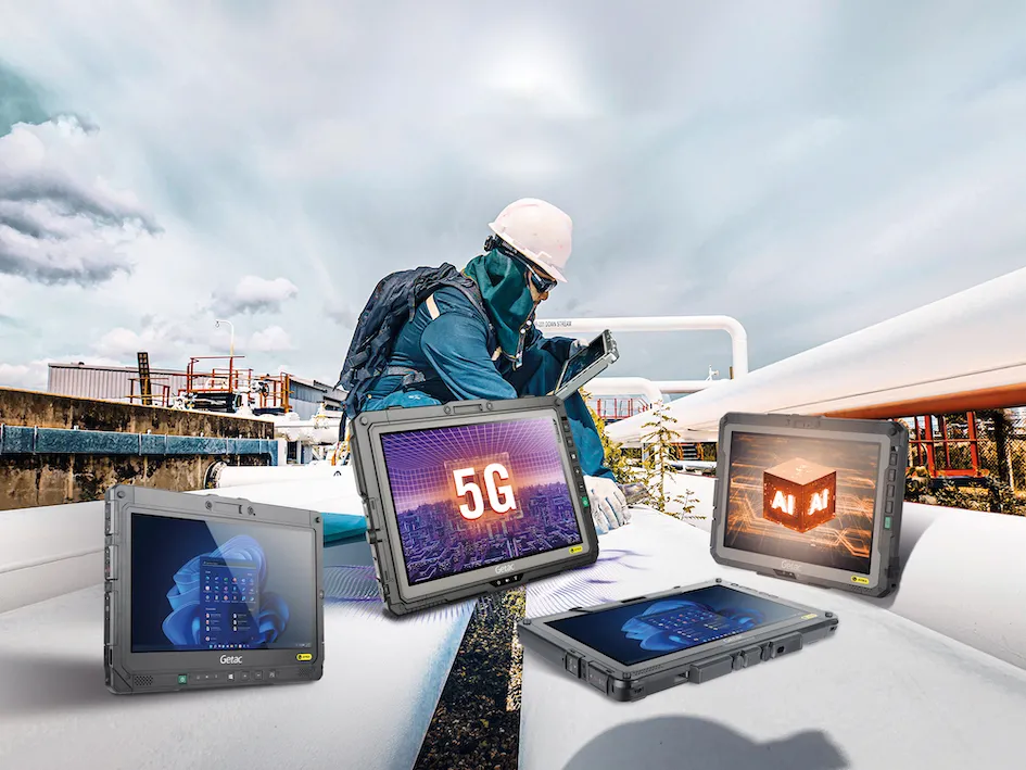 Robustes und leistungsstarkes Tablet für hohe Sicherheitsstandards in potentiell gefährlichen Umgebungen, Bild: Getac Robustes und leistungsstarkes Tablet für hohe Sicherheitsstandards in potentiell gefährlichen Umgebungen