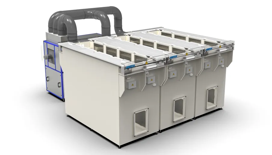 Optimiert für Gestellware: Der HARTER Gestelltrockner ermöglicht eine zuverlässige und reproduzierbare Trocknung in industriellen Prozessen.