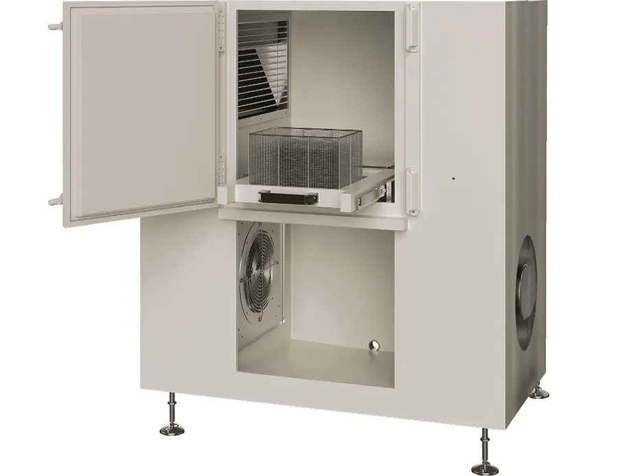 Effiziente Trocknung von Schüttgut und Bauteilen in Körben: Der HARTER Korbtrockner sorgt für reproduzierbare Ergebnisse bei gleichzeitig schonender Prozessführung