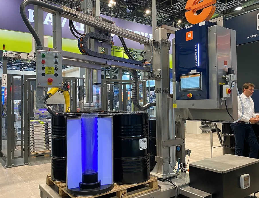 Stand von Feige Filling auf der Interpack 2026
