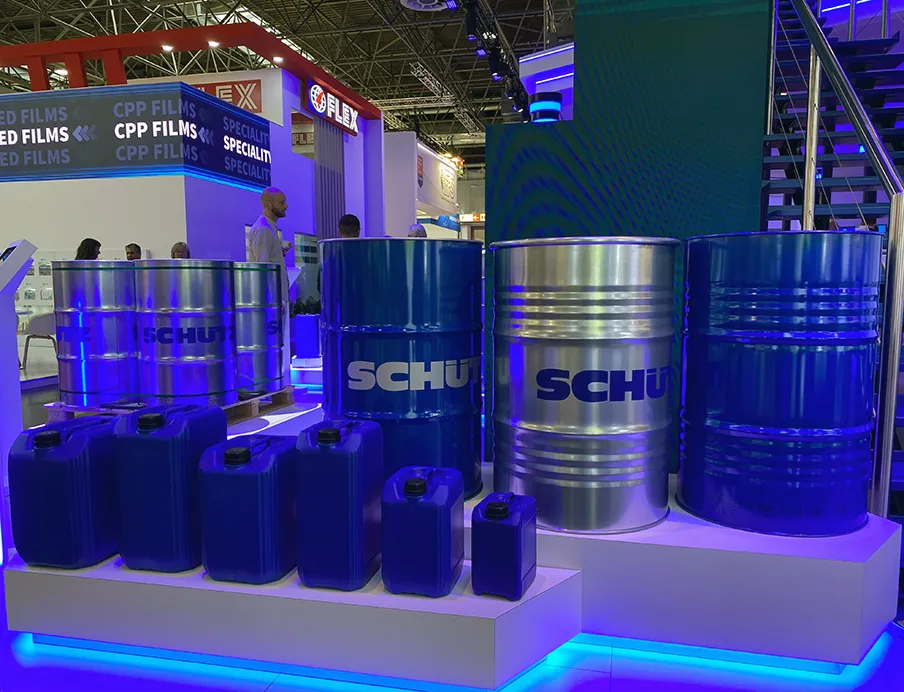 Stand von Schütz auf der Interpack 2026