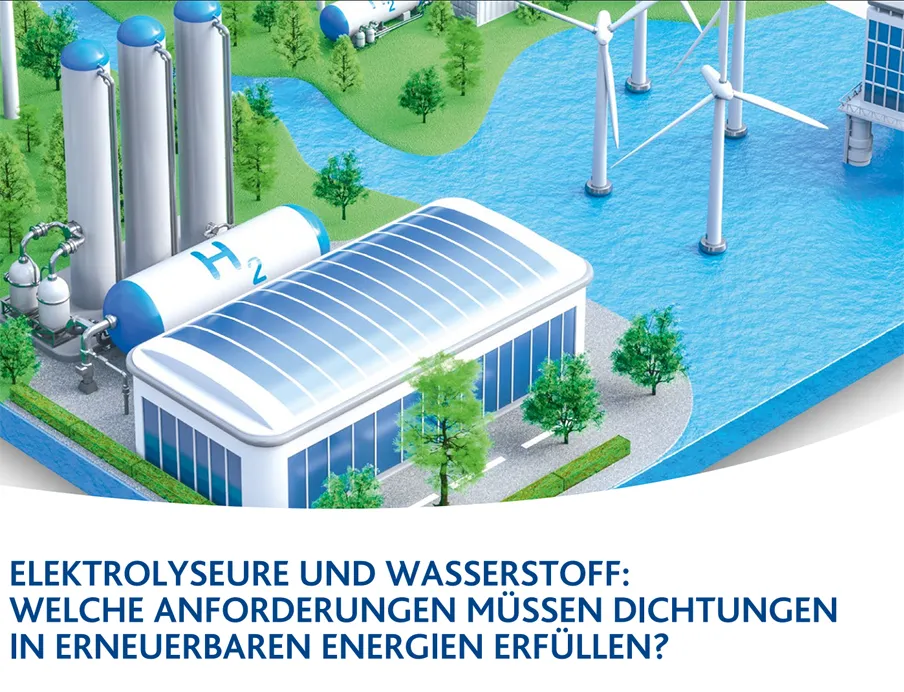 Ein neues Whitepaper von Freudenberg Sealing Technologies zeigt, welche Lösungen für Wasserstoff-Dichtungen vsich entlang der gesamten H2-Wertschöpfungskette bewährt haben und worauf Entwickler und Anlagenbauer bei der Auslegung achten sollten