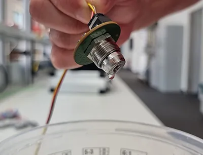 Wasserstoff-Sensoren können trotz Kondensat in der Messumgebung Daten erfassen und auswerten, Bild: Archigas Wasserstoff-Sensor