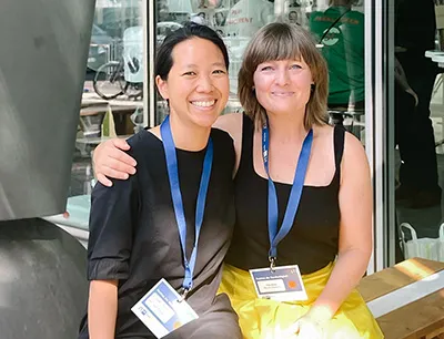 Gewinner des ISC3 Innovation Award 2022: Klara Yoon und Tina Rose vom Start-up „We are Galaktika“, Bild: „We are Galaktika“ Klara Yoon und Tina Rose vom Start-up „We are Galaktika“